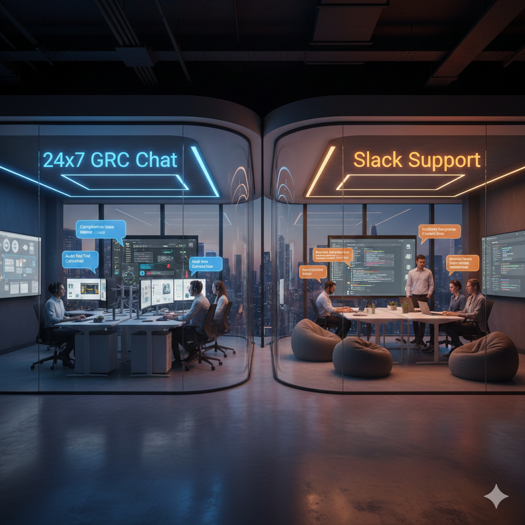 24x7 GRC Chat and Slack Support 2