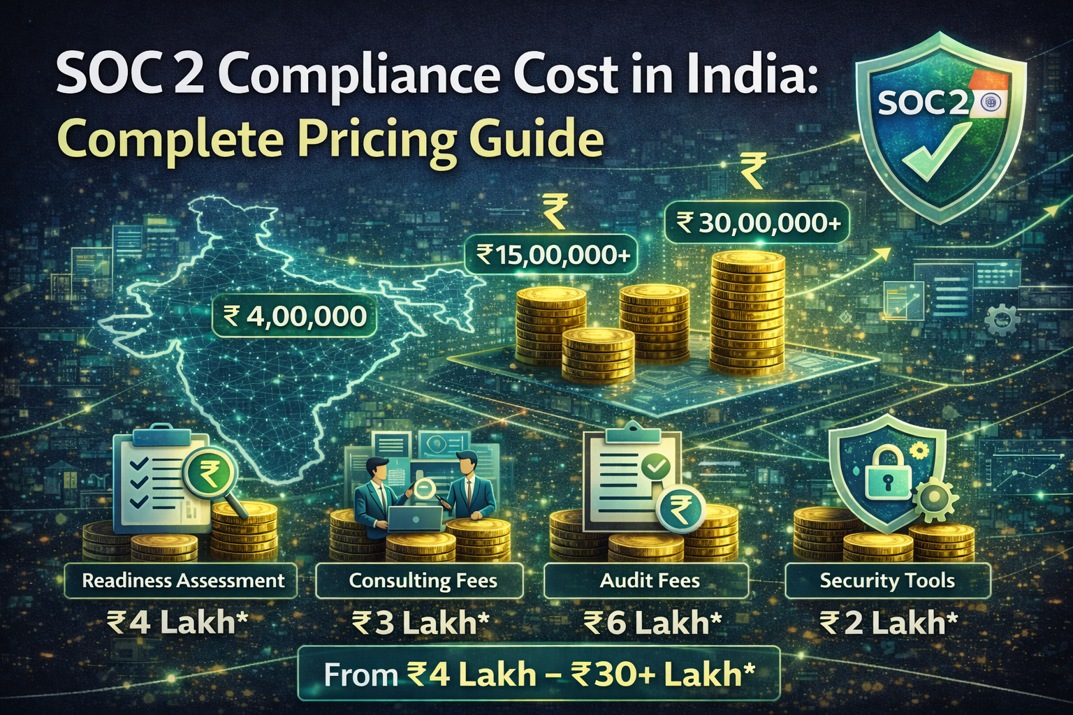 SOC 2 Compliance Cost in India: Complete Pricing Guide