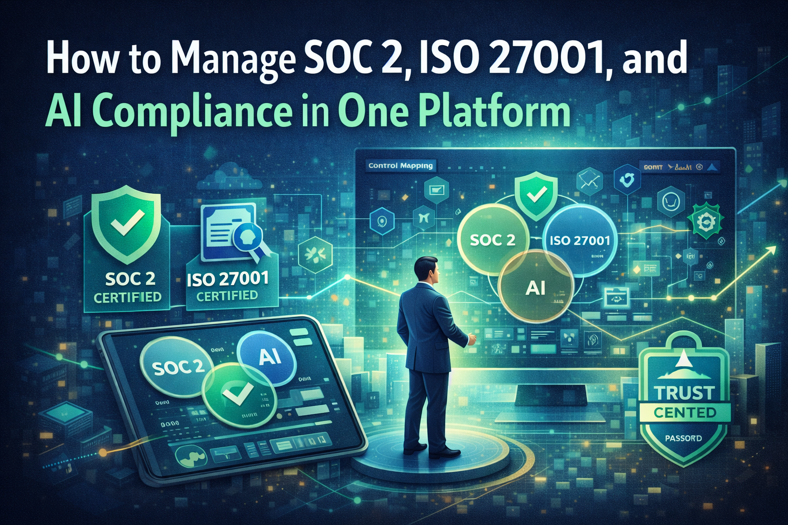Managing SOC 2, ISO 27001, and AI governance separately is no longer practical.