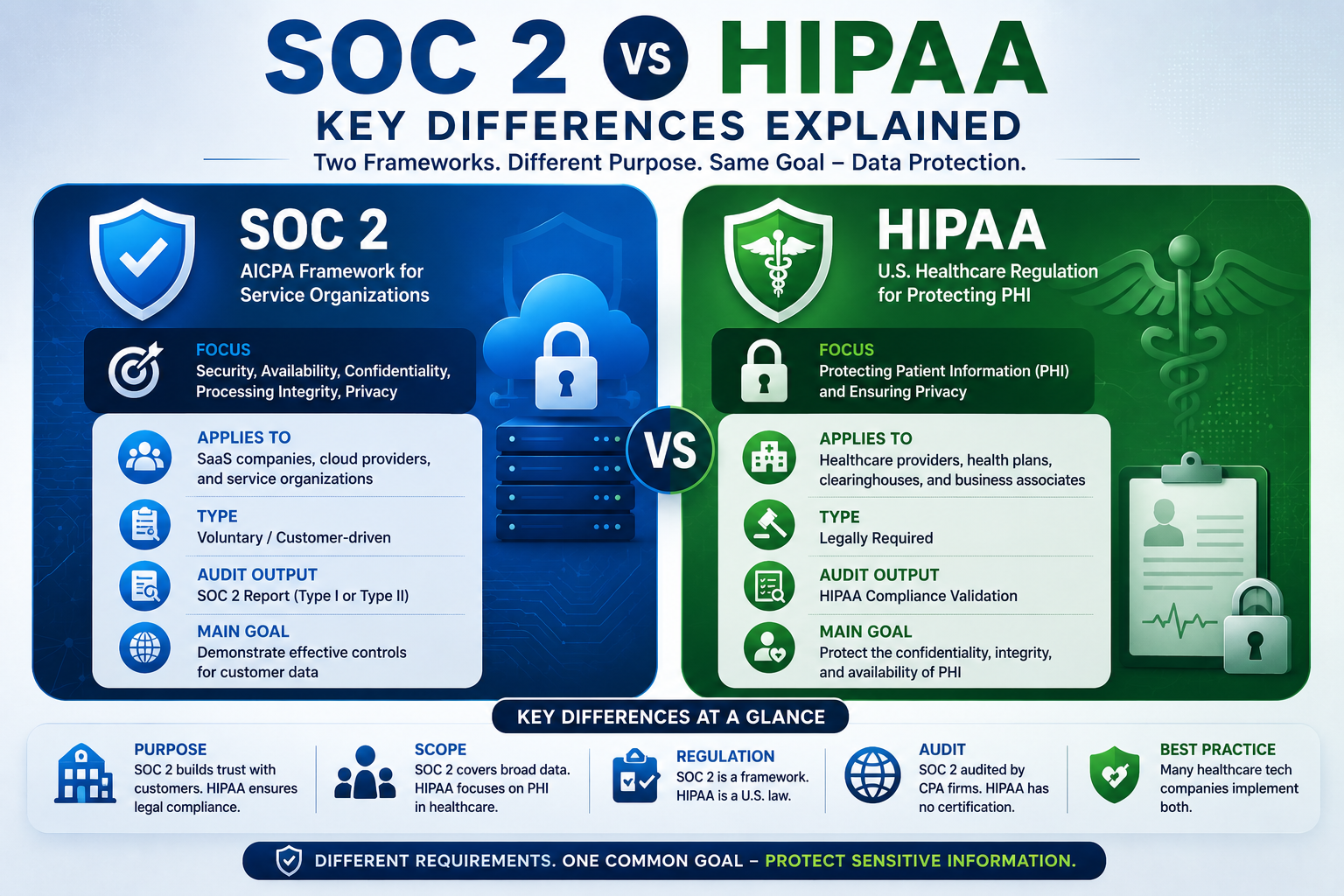 SOC 2 and HIPAA