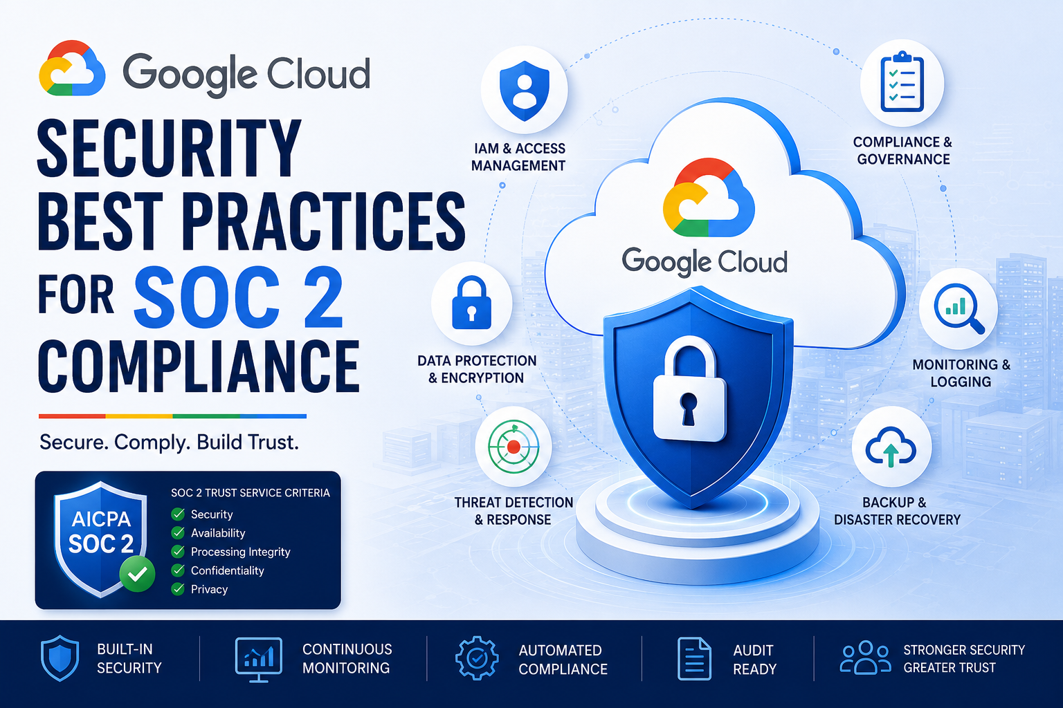 Google Cloud security best practices infographic