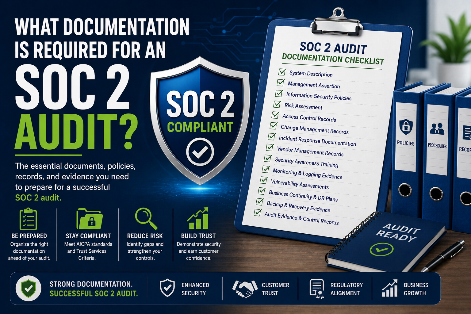 SOC 2 Audit Documentation Checklist - soc2.in SOC 2 Audit Documentation Checklist